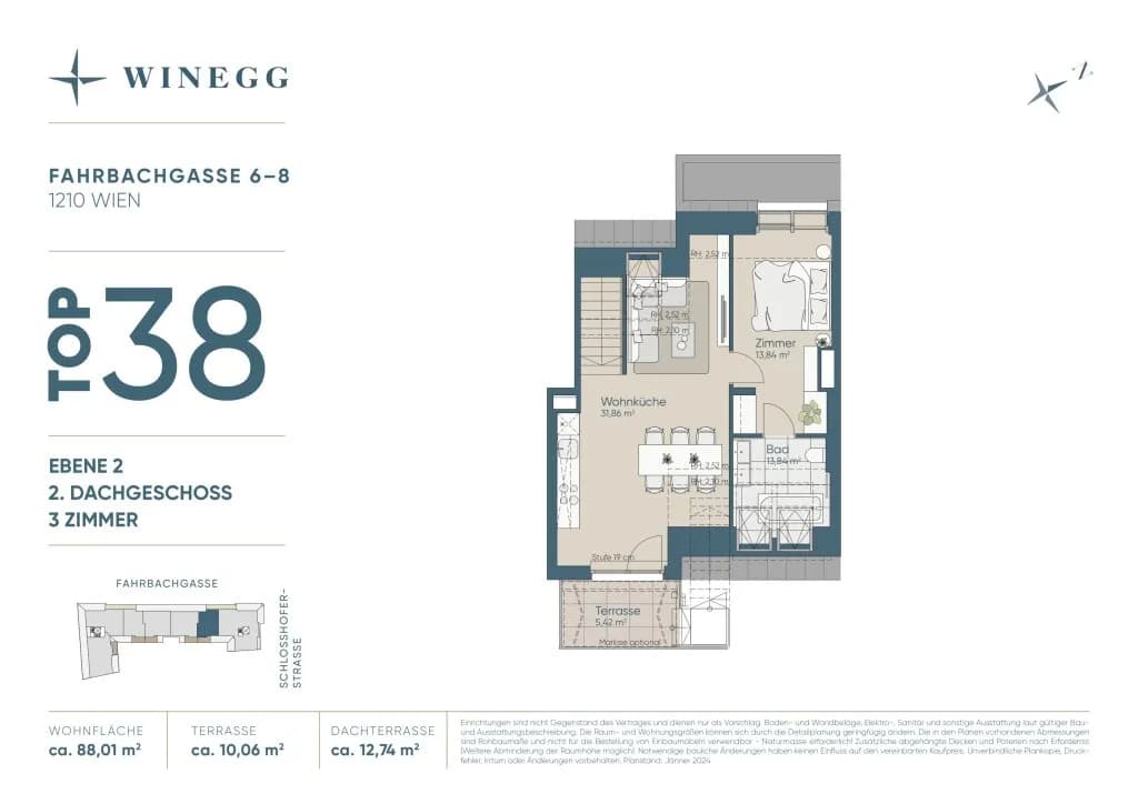 Immobilie kaufen in Wien – 87,95 m², € 614.400 – Bild 33 von 34