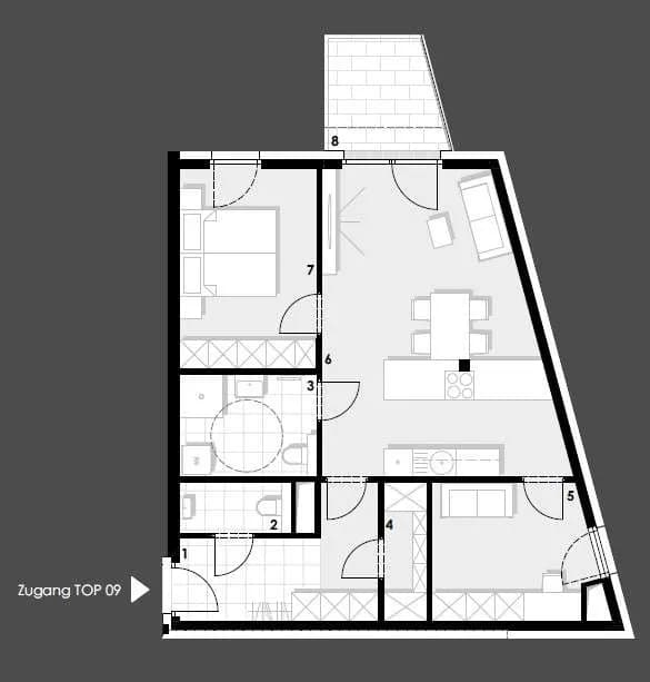 2-Zimmer-Wohnung kaufen in Wien – 68,72 m², € 474.900 – Bild 8 von 10