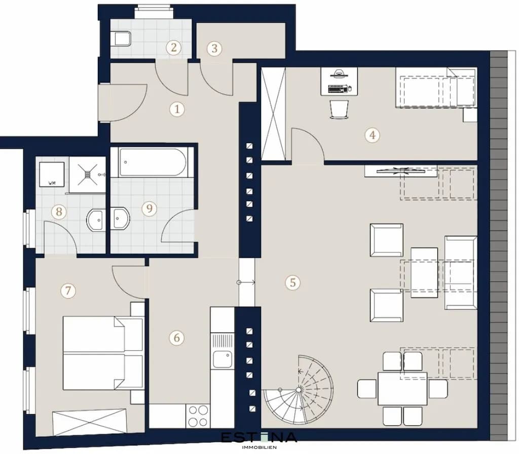 4-Zimmer-Wohnung kaufen in Wien – 119,83 m², € 990.000 – Bild 8 von 9