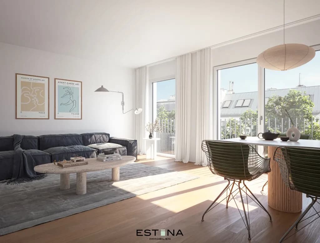 3-Zimmer-Wohnung kaufen in Wien – 63,6 m², € 603.400 – Bild 1 von 12