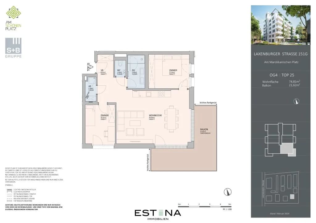 3-Zimmer-Wohnung kaufen in Wien – 74,83 m², € 730.000 – Bild 14 von 15