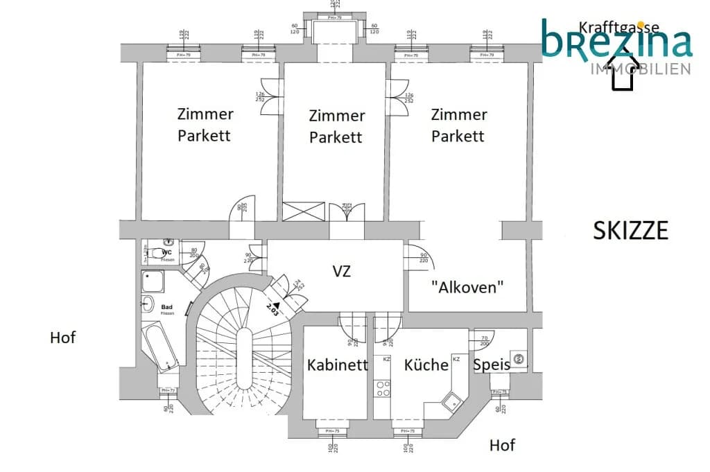 4-Zimmer-Wohnung mieten in Wien – 131,54 m², € 2.105 – Bild 19 von 19