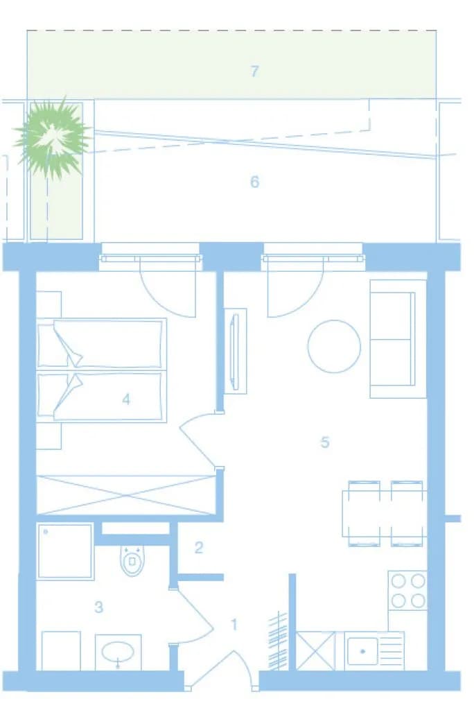2-Zimmer-Wohnung kaufen in Graz – 35 m², € 155.000 – Bild 12 von 12