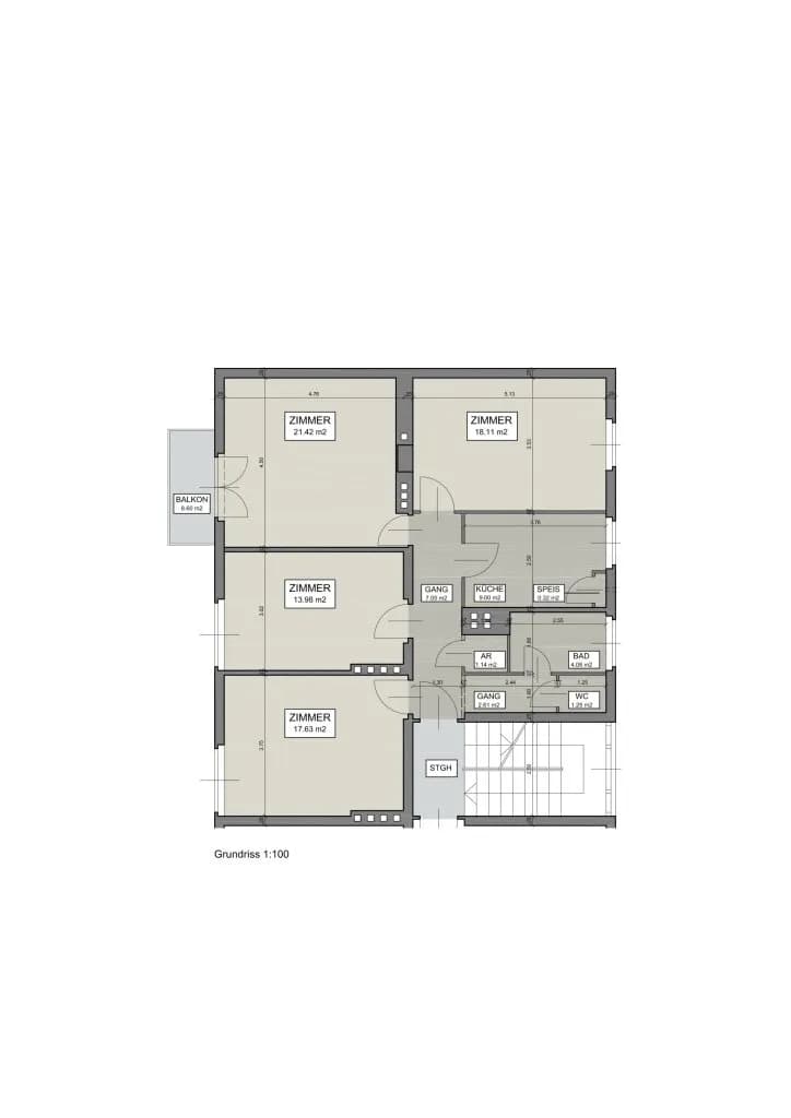 4-Zimmer-Wohnung kaufen in Südoststeiermark – 96,43 m², € 115.000 – Bild 13 von 14
