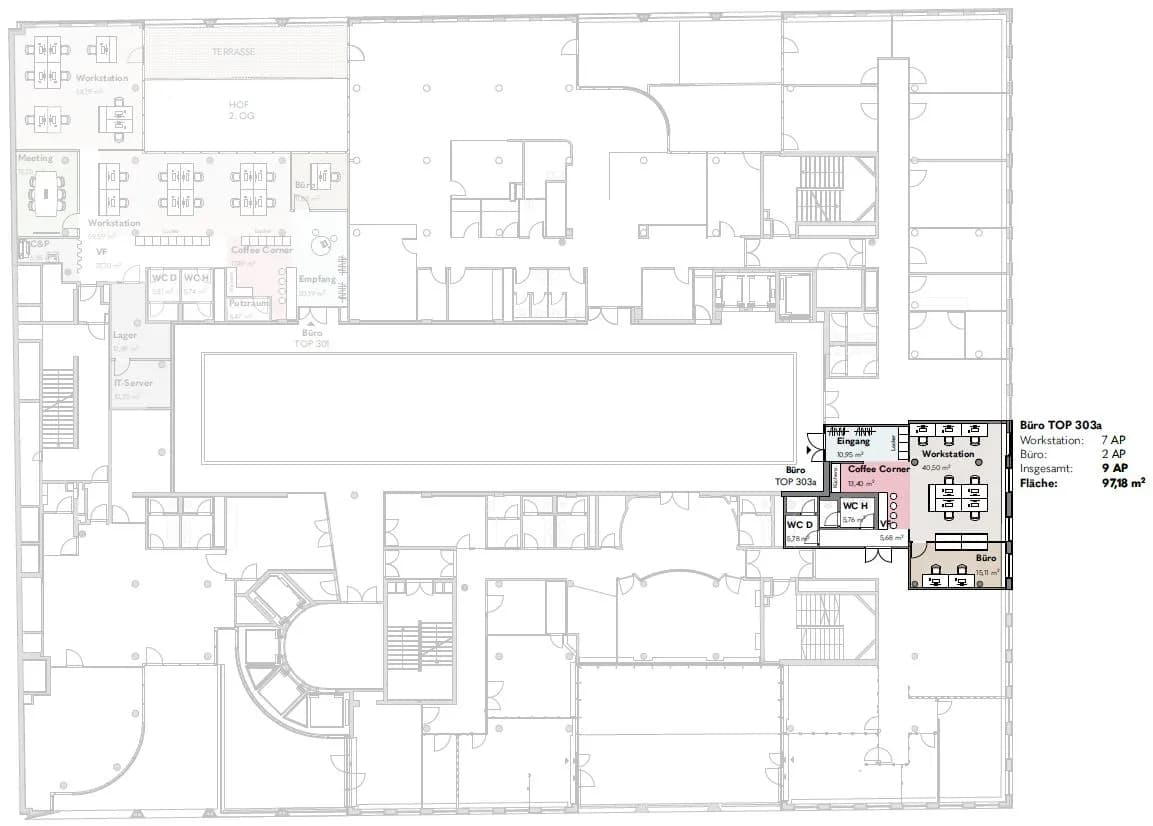 Gewerbeimmobilie mieten in Wien – 99 m², € 28 – Bild 14 von 14
