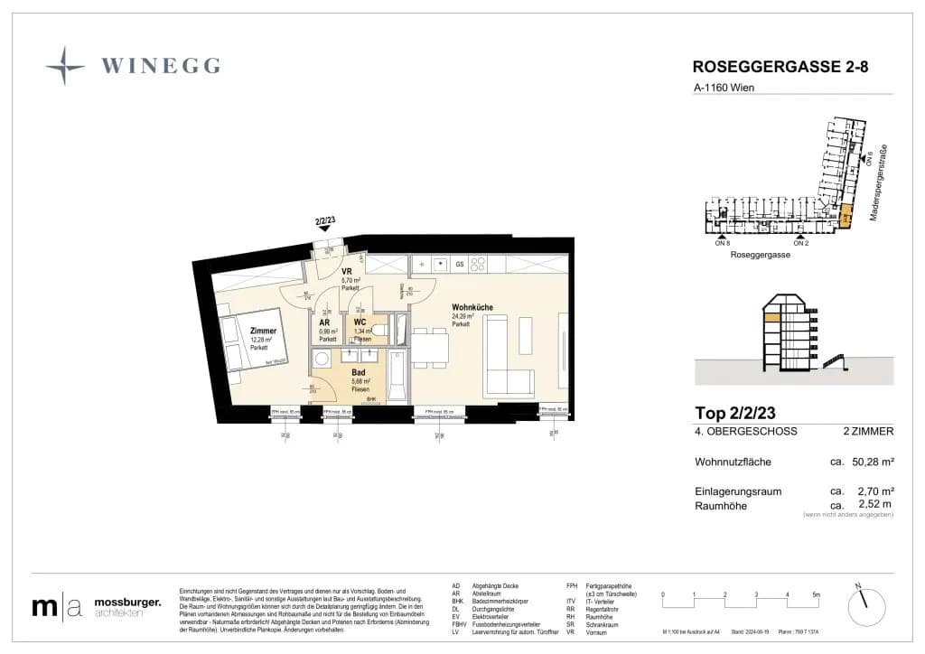 2-Zimmer-Wohnung kaufen in Wien – 50,3 m², € 359.200 – Bild 9 von 9