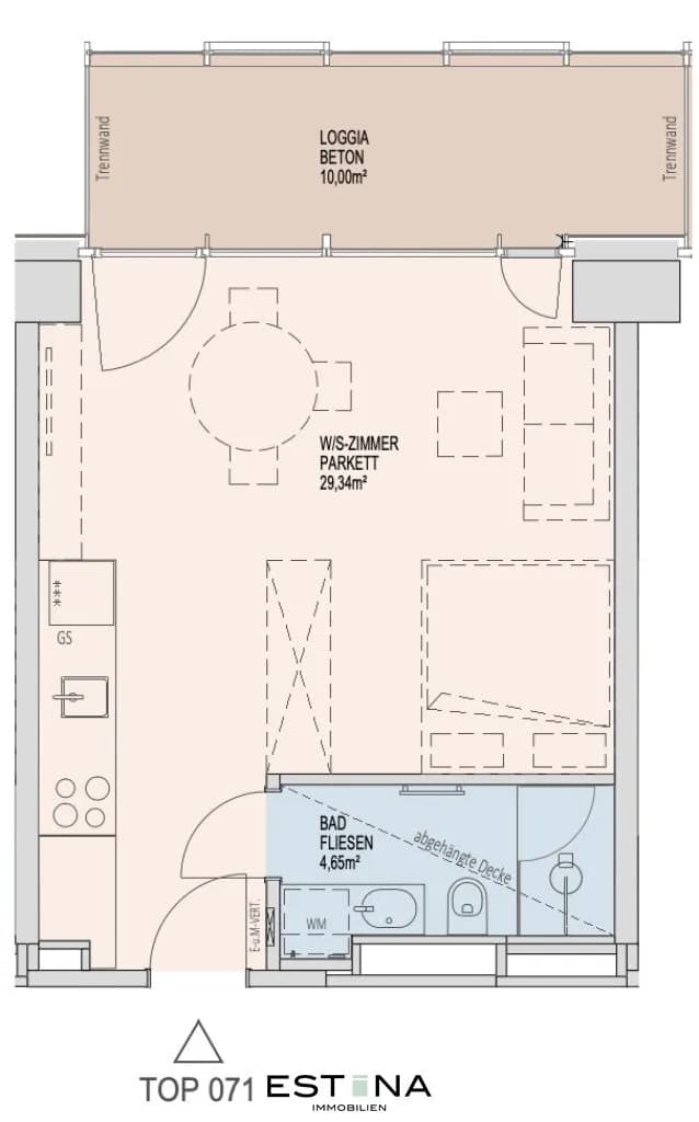 1-Zimmer-Wohnung mieten in Wien – 33,93 m², € 1.100 – Bild 18 von 18