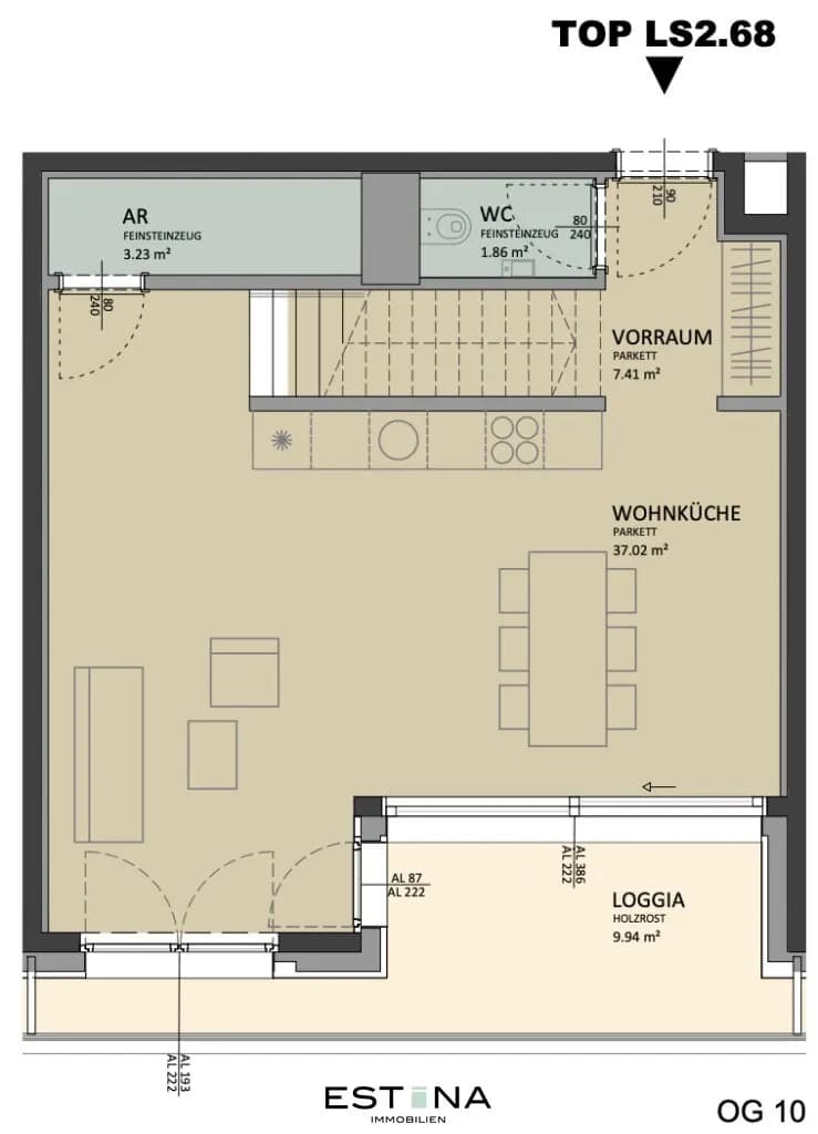 3-Zimmer-Wohnung kaufen in Wien – 102,6 m², € 950.000 – Bild 14 von 15