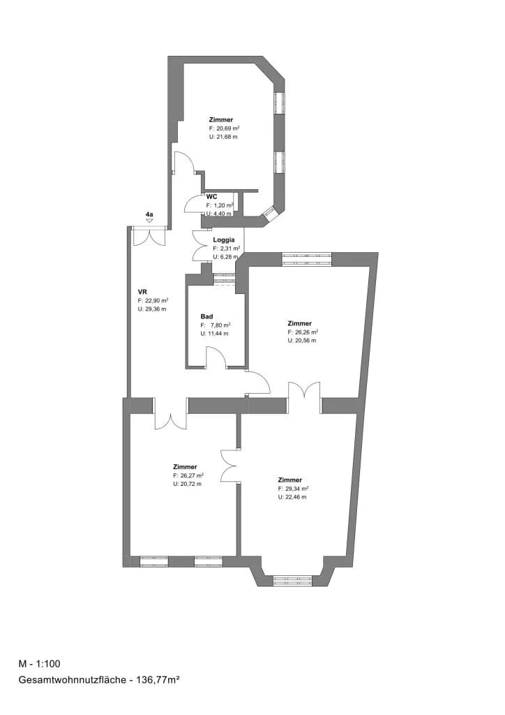 4-Zimmer-Wohnung mieten in Wien – 137 m², € 2.823 – Bild 13 von 13
