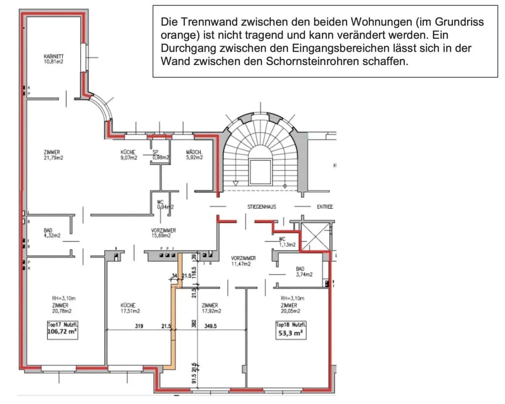 7-Zimmer-Wohnung kaufen in Wien – 160 m², € 1.270.000 – Bild 16 von 16