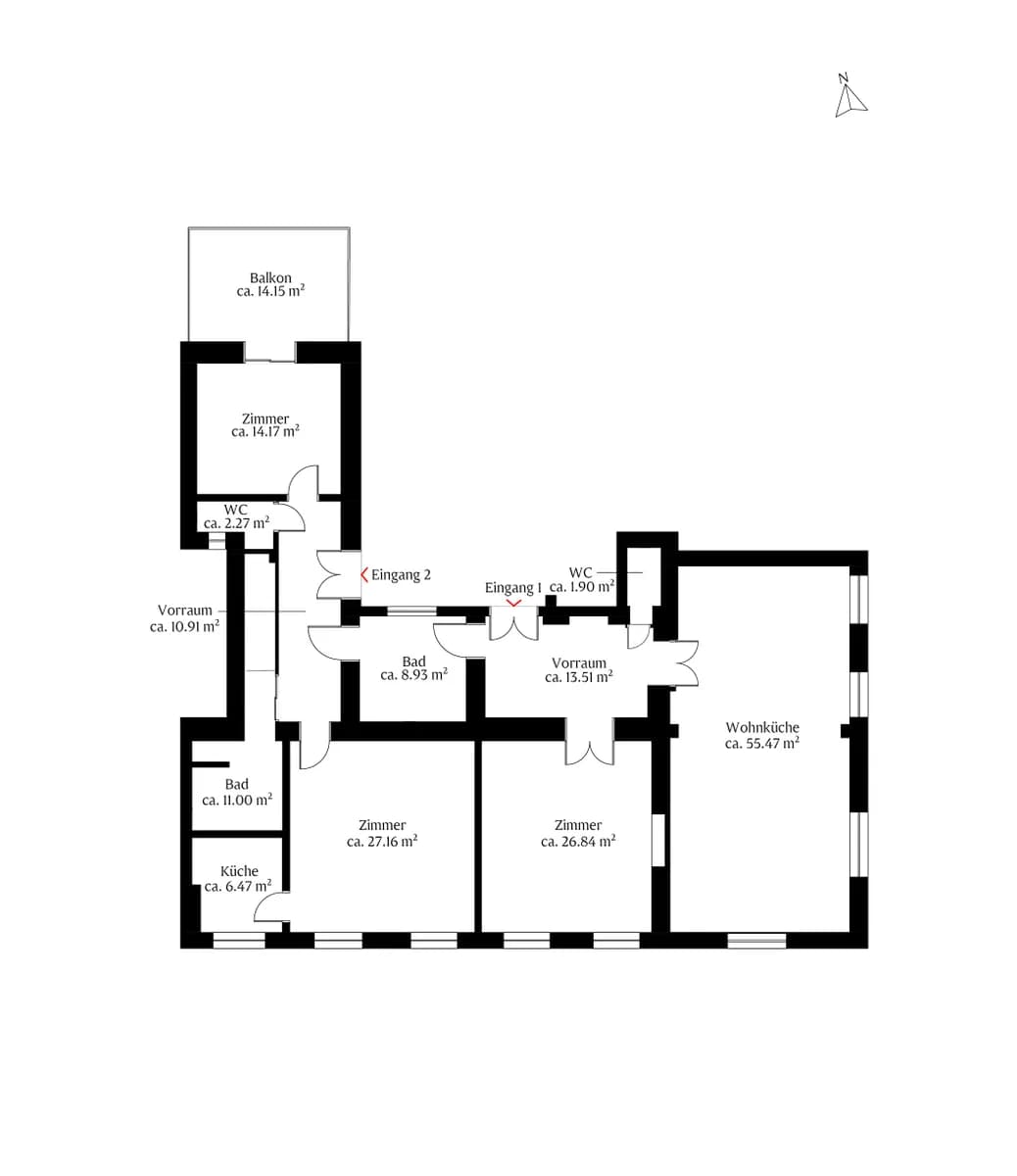 5-Zimmer-Wohnung kaufen in Wien – 176 m², € 1.390.000 – Bild 11 von 12
