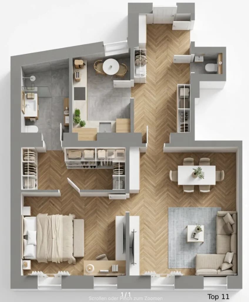 2-Zimmer-Wohnung kaufen in Wien – 76,29 m², € 542.000 – Bild 2 von 9