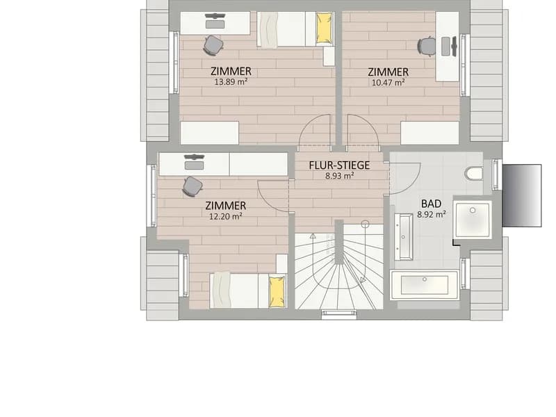 5-Zimmer-Haus kaufen in Wien – 152,77 m², € 1.141.900 – Bild 4 von 8