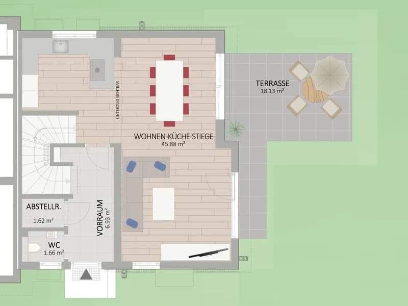 4-Zimmer-Haus kaufen in Wien – 116,81 m², € 643.900 – Bild 2 von 6