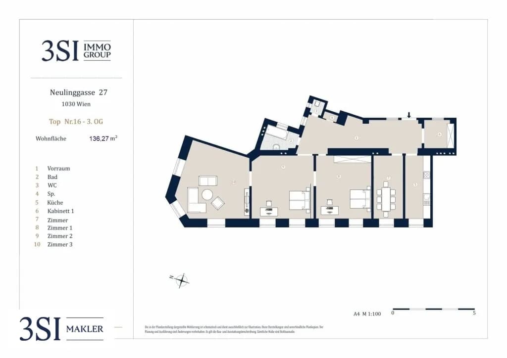 5-Zimmer-Wohnung kaufen in Wien – 136,27 m², € 1.099.000 – Bild 13 von 13