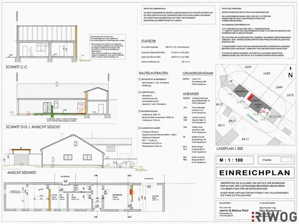 4-Zimmer-Haus kaufen in Mistelbach – 126 m², € 129.000 – Bild 32 von 33