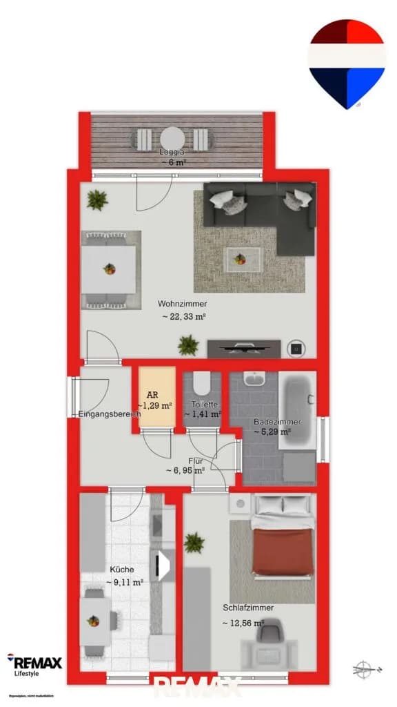 2-Zimmer-Wohnung kaufen in Graz – 58,94 m², € 204.000 – Bild 15 von 15