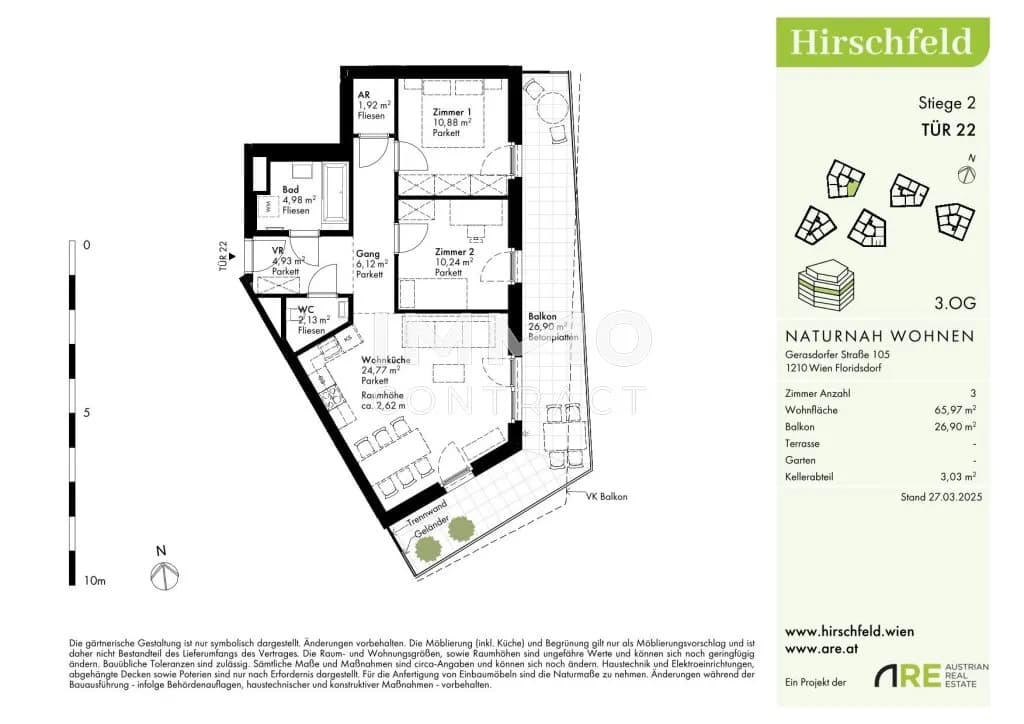 3-Zimmer-Wohnung kaufen in Wien – 65,97 m², € 402.000 – Bild 15 von 15