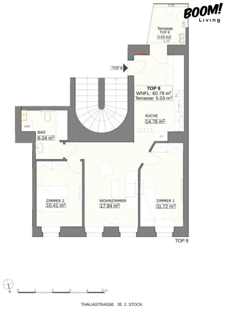 4-Zimmer-Wohnung kaufen in Wien – 60,79 m², € 409.000 – Bild 9 von 9