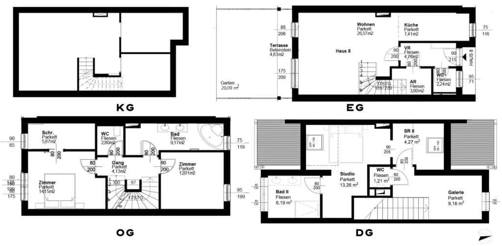 5-Zimmer-Haus mieten in Wien – 126,76 m², € 2.500 – Bild 14 von 14