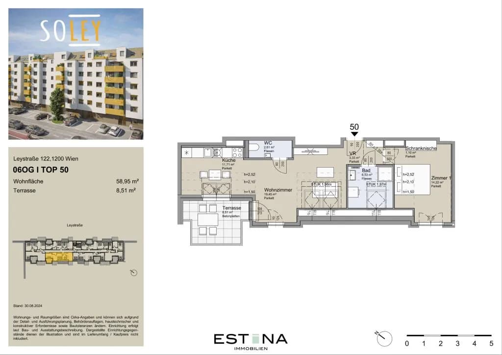 2-Zimmer-Wohnung kaufen in Wien – 58,82 m², € 474.000 – Bild 26 von 27