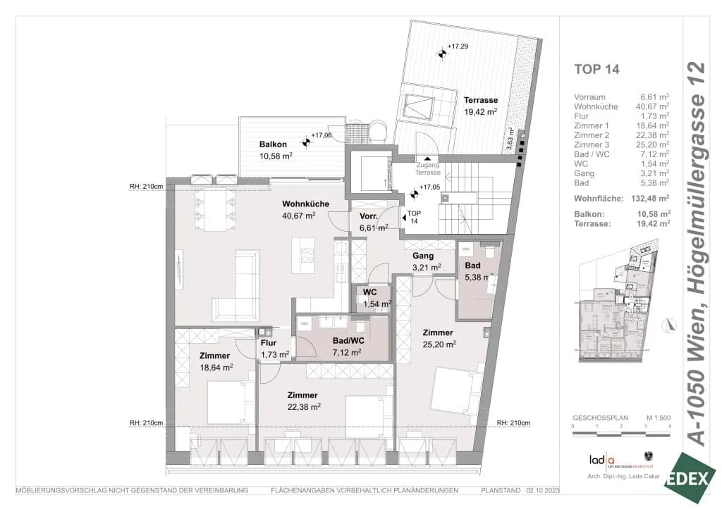 4-Zimmer-Wohnung kaufen in Wien – 132,48 m², € 1.038.000 – Bild 17 von 17