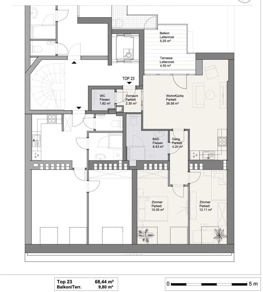 3-Zimmer-Wohnung kaufen in Wien – 68,44 m², € 549.000 – Bild 12 von 12