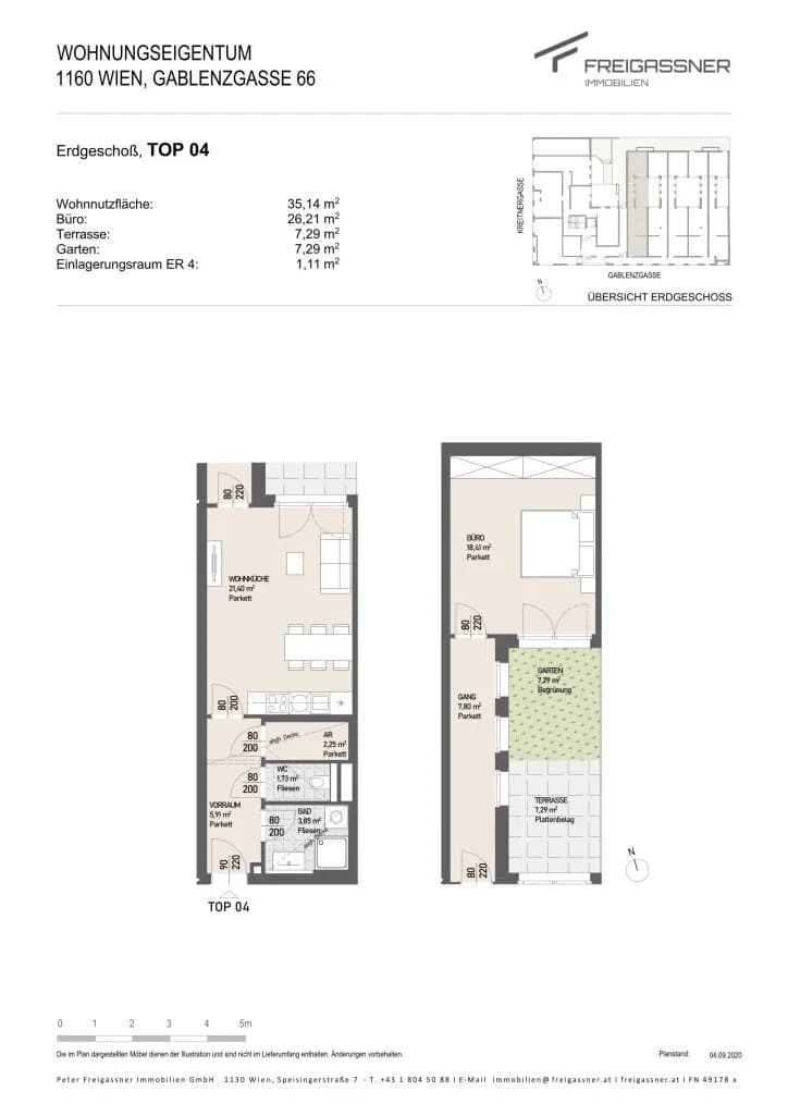Wohnung kaufen in Wien – 35,14 m², € 265.000 – Bild 20 von 22