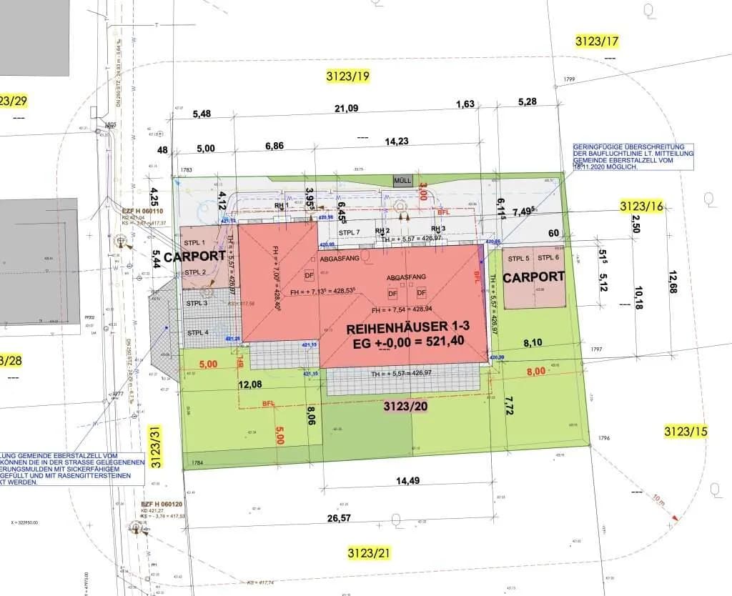 Grundstück kaufen in Wels-Land – 842 m², € 245.000 – Bild 2 von 2