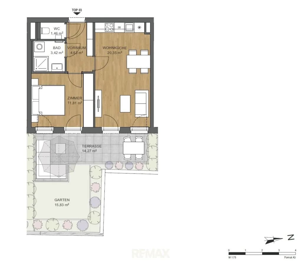 2-Zimmer-Wohnung kaufen in Wien – 41,67 m², € 397.000 – Bild 9 von 9
