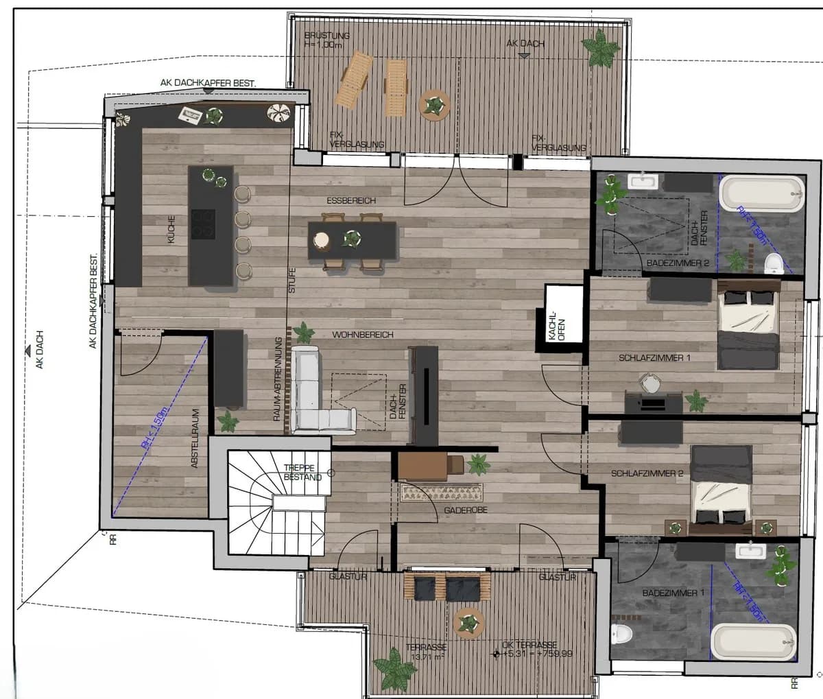 4-Zimmer-Immobilie kaufen in Kitzbühel – 80,21 m², € 450.000 – Bild 6 von 6