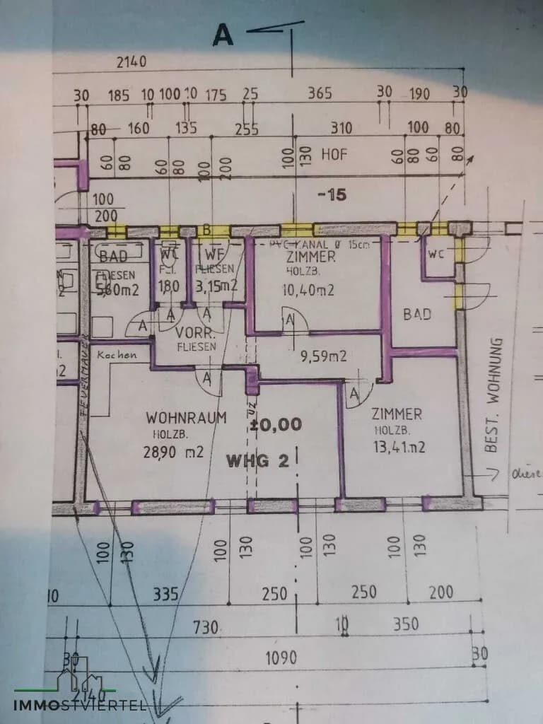 3-Zimmer-Wohnung mieten in Scheibbs – 72 m², € 614 – Bild 9 von 9