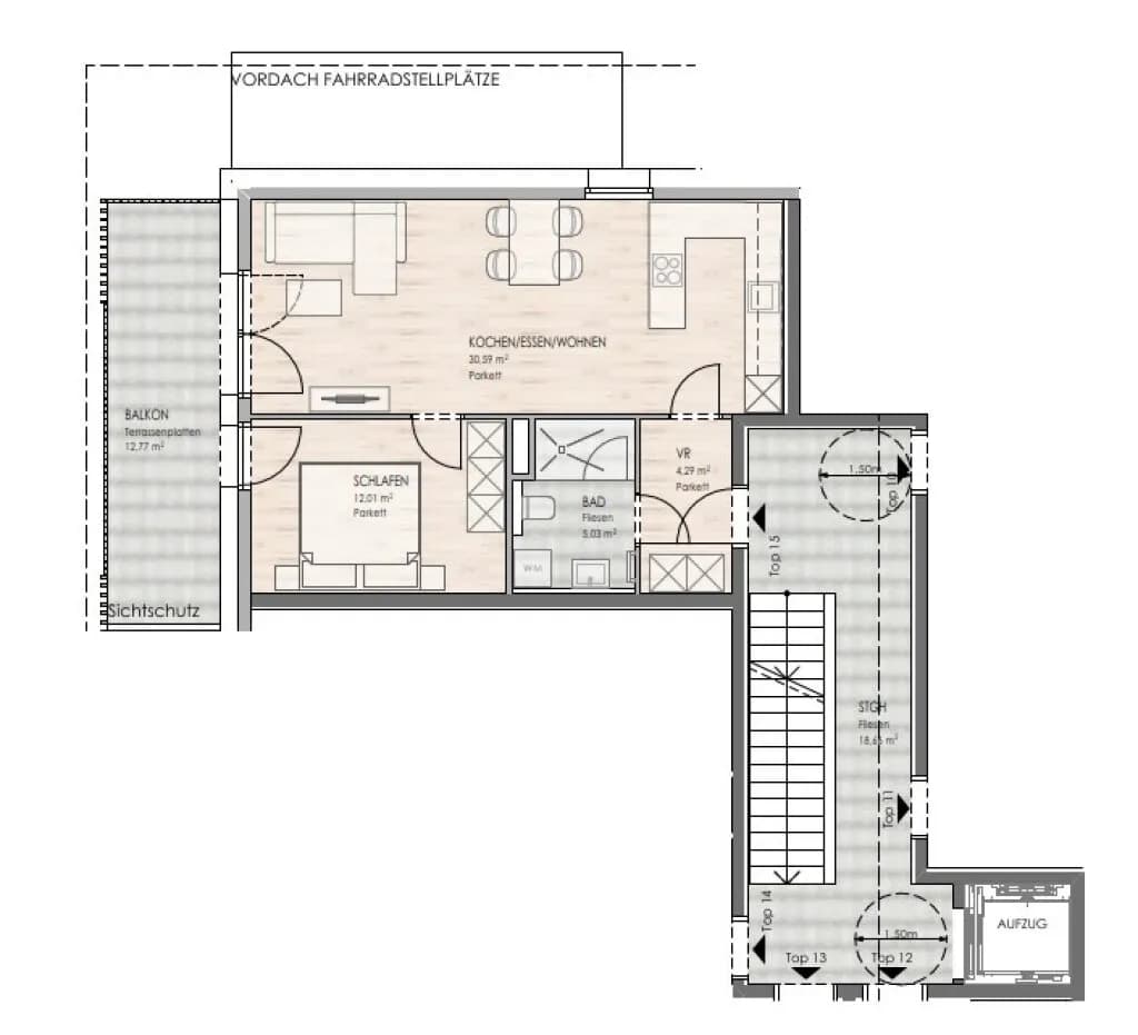 2-Zimmer-Wohnung kaufen in Zell am See – 51,92 m², € 378.000 – Bild 2 von 4