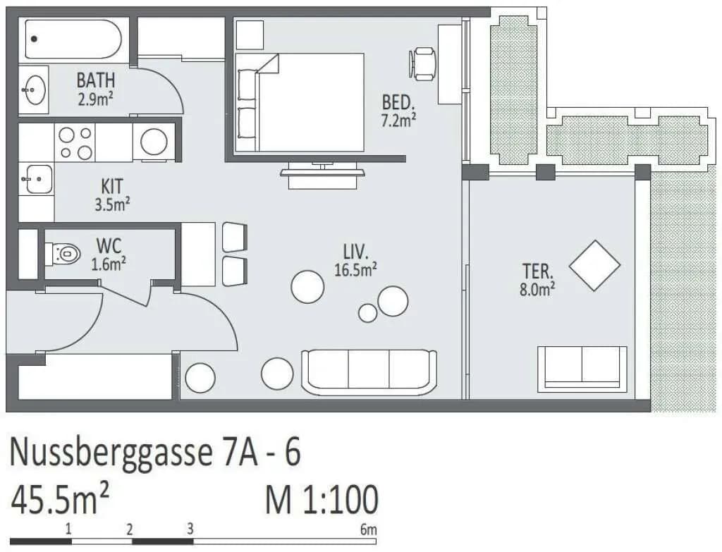Immobilie kaufen in Wien – 37,5 m², € 299.000 – Bild 15 von 15