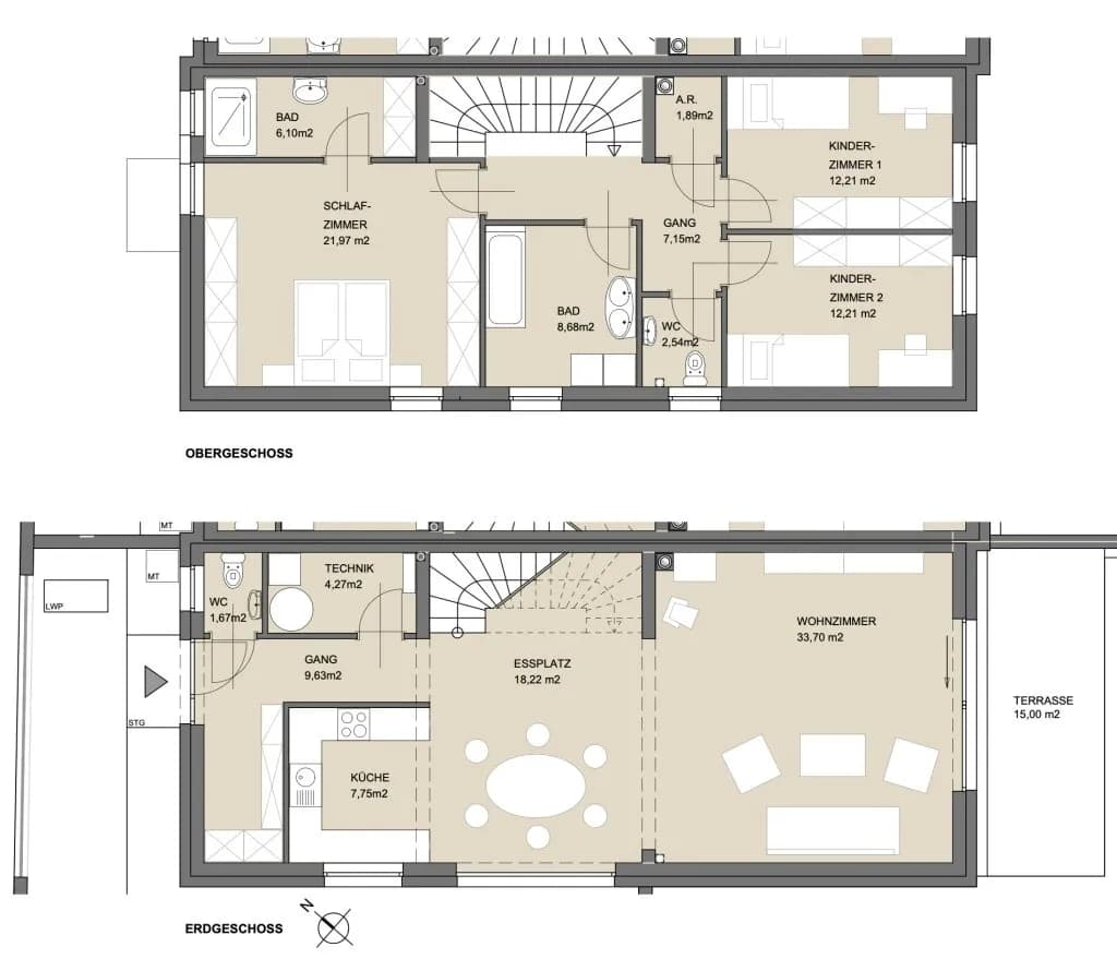 4-Zimmer-Haus kaufen in Mistelbach – 147,99 m², € 499.000 – Bild 17 von 18