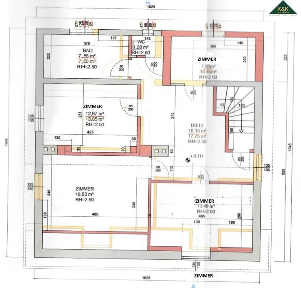 5-Zimmer-Haus kaufen in Baden – 156,88 m², € 398.000 – Bild 11 von 11