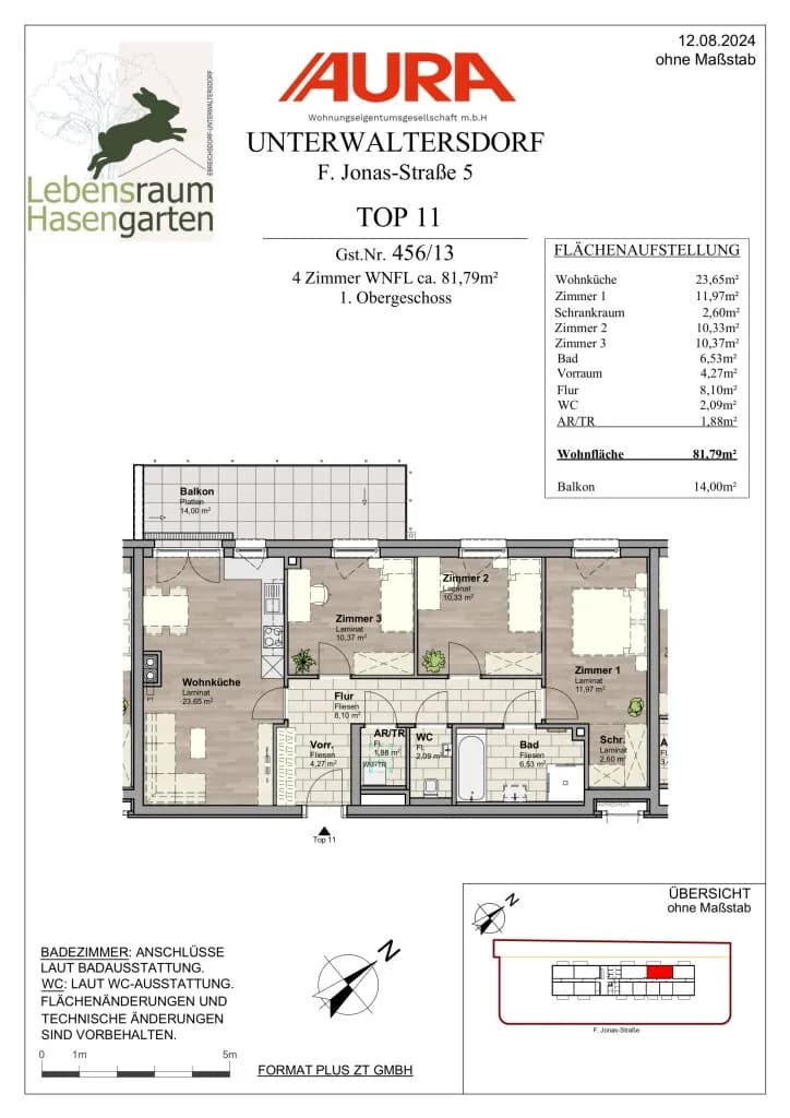 4-Zimmer-Wohnung kaufen in Baden – 82 m², € 369.900 – Bild 16 von 18