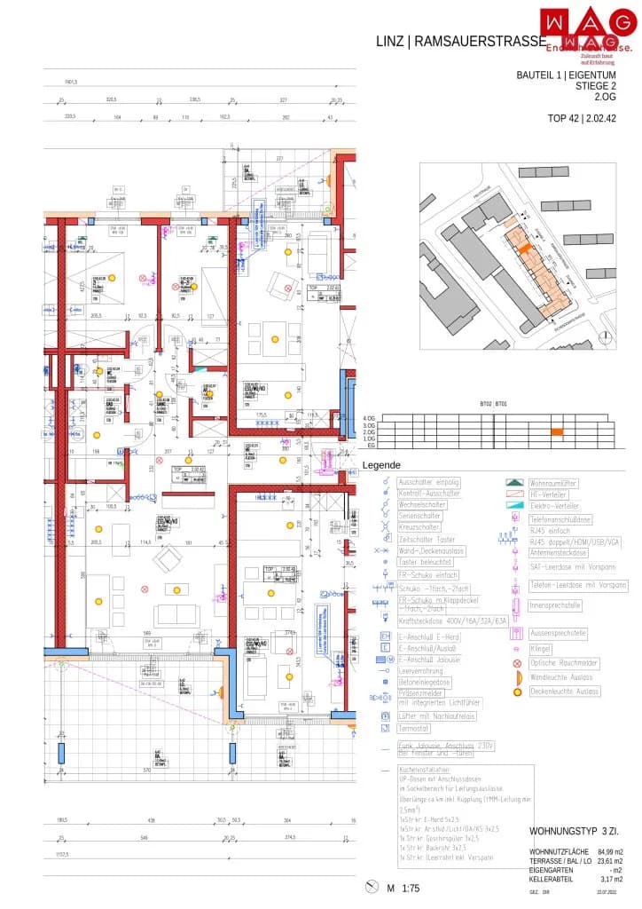 3-Zimmer-Wohnung kaufen in Linz – 84,99 m², € 420.500 – Bild 24 von 24