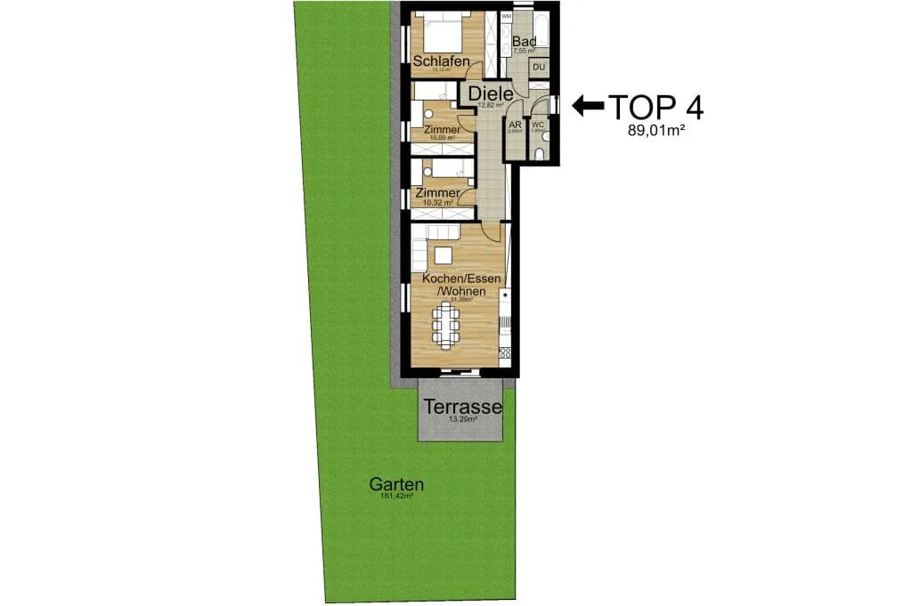 4-Zimmer-Wohnung kaufen in Graz – 89,01 m², € 422.396 – Bild 5 von 5