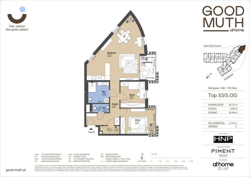 3-Zimmer-Wohnung kaufen in Wien – 84,72 m², € 655.000 – Bild 20 von 20