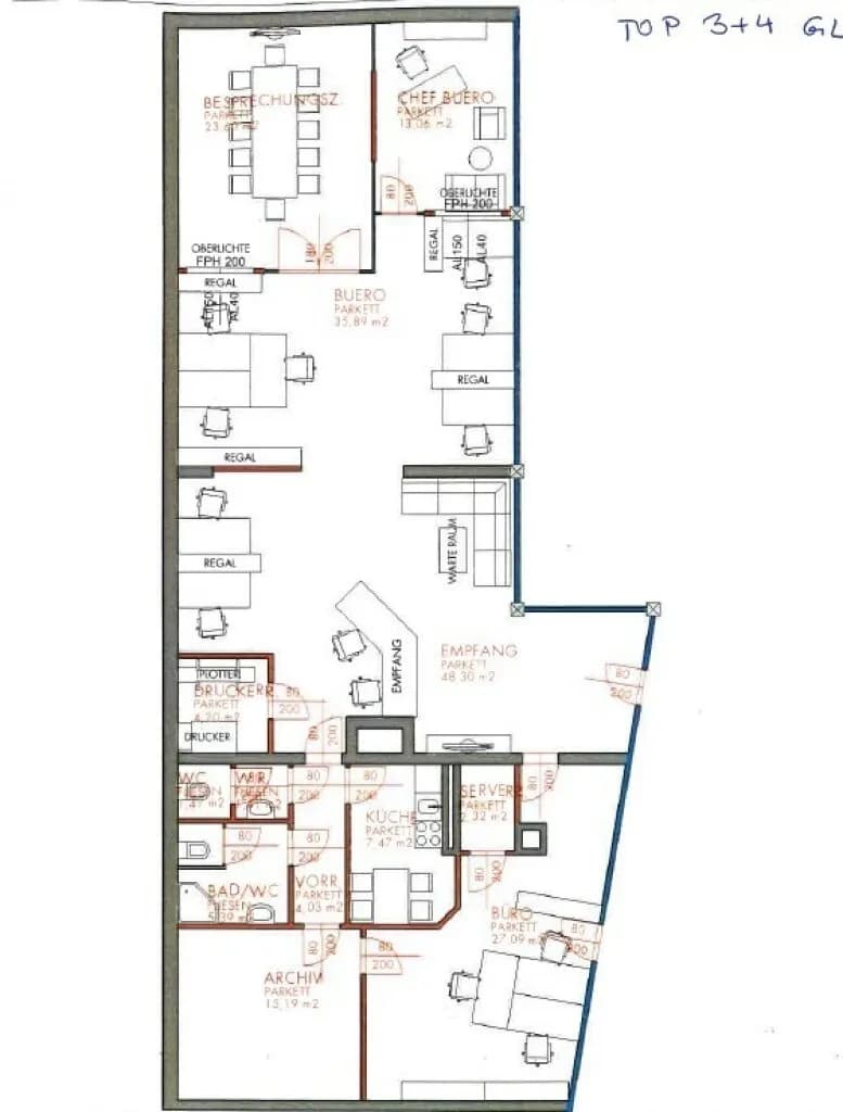 6-Zimmer-Gewerbeimmobilie mieten in Tulln – 188 m², € 1.316 – Bild 25 von 25
