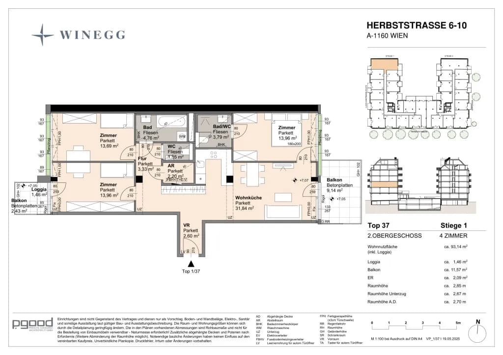 4-Zimmer-Wohnung kaufen in Wien – 91,68 m², € 629.100 – Bild 14 von 14
