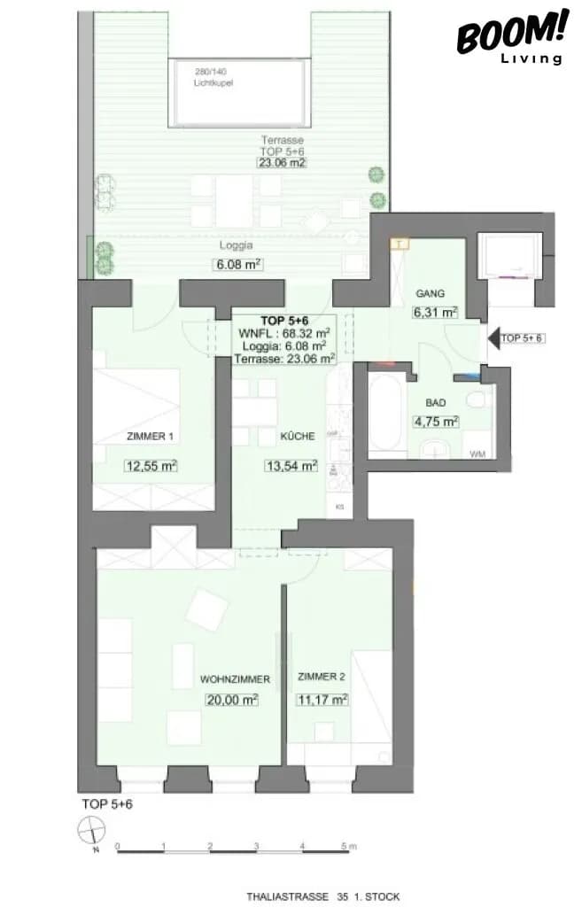 3-Zimmer-Wohnung kaufen in Wien – 69,72 m², € 549.000 – Bild 10 von 10