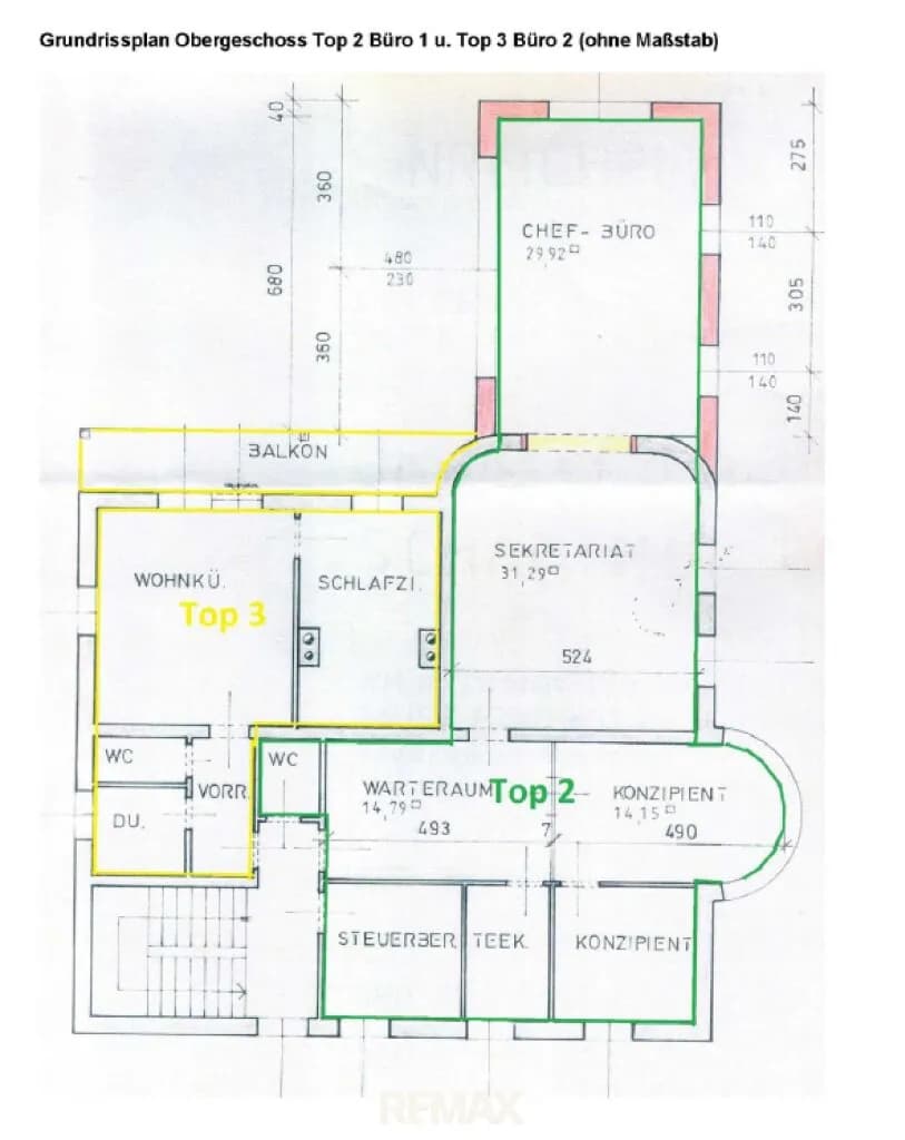 2-Zimmer-Gewerbeimmobilie mieten in Freistadt – 42 m², € 505 – Bild 8 von 13