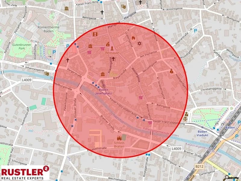 2-Zimmer-Wohnung mieten in Baden – 55,01 m², € 1.380 – Bild 9 von 16