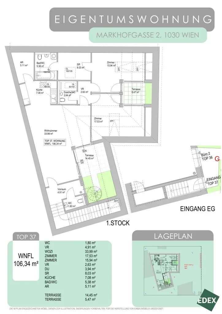 Gewerbeimmobilie kaufen in Wien – 136 m², € 450.000 – Bild 6 von 6