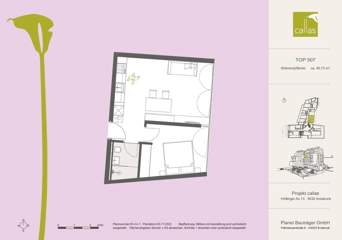 2-Zimmer-Wohnung kaufen in Innsbruck – 40,75 m², € 398.000 – Bild 10 von 10