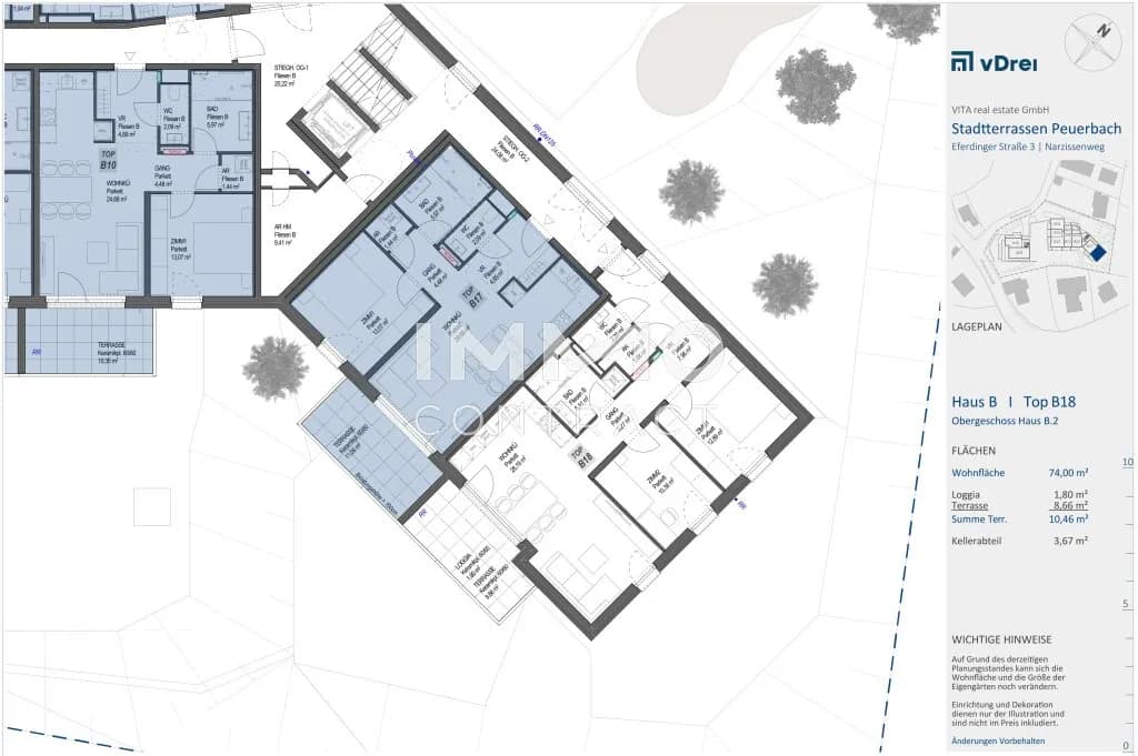 3-Zimmer-Wohnung kaufen in Grieskirchen – 74 m², € 366.206 – Bild 15 von 16