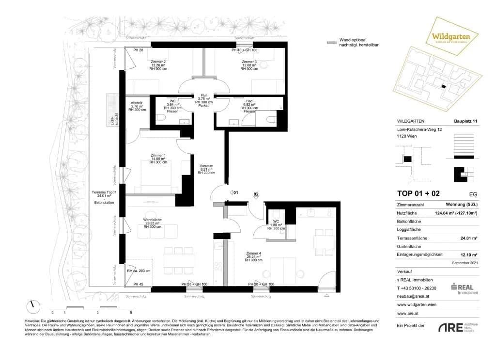 5-Zimmer-Wohnung kaufen in Wien – 124,04 m², € 459.000 – Bild 13 von 13