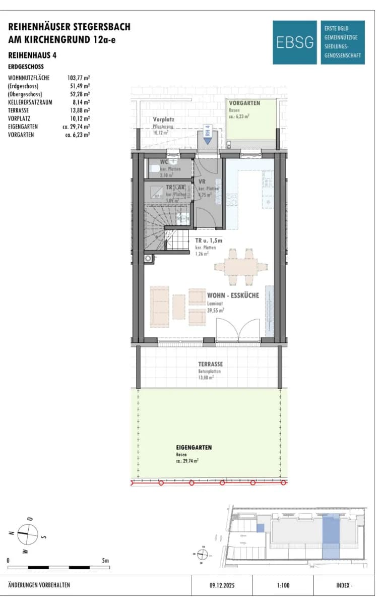 4-Zimmer-Haus mieten in Güssing – 103,77 m², € 1.088 – Bild 3 von 4